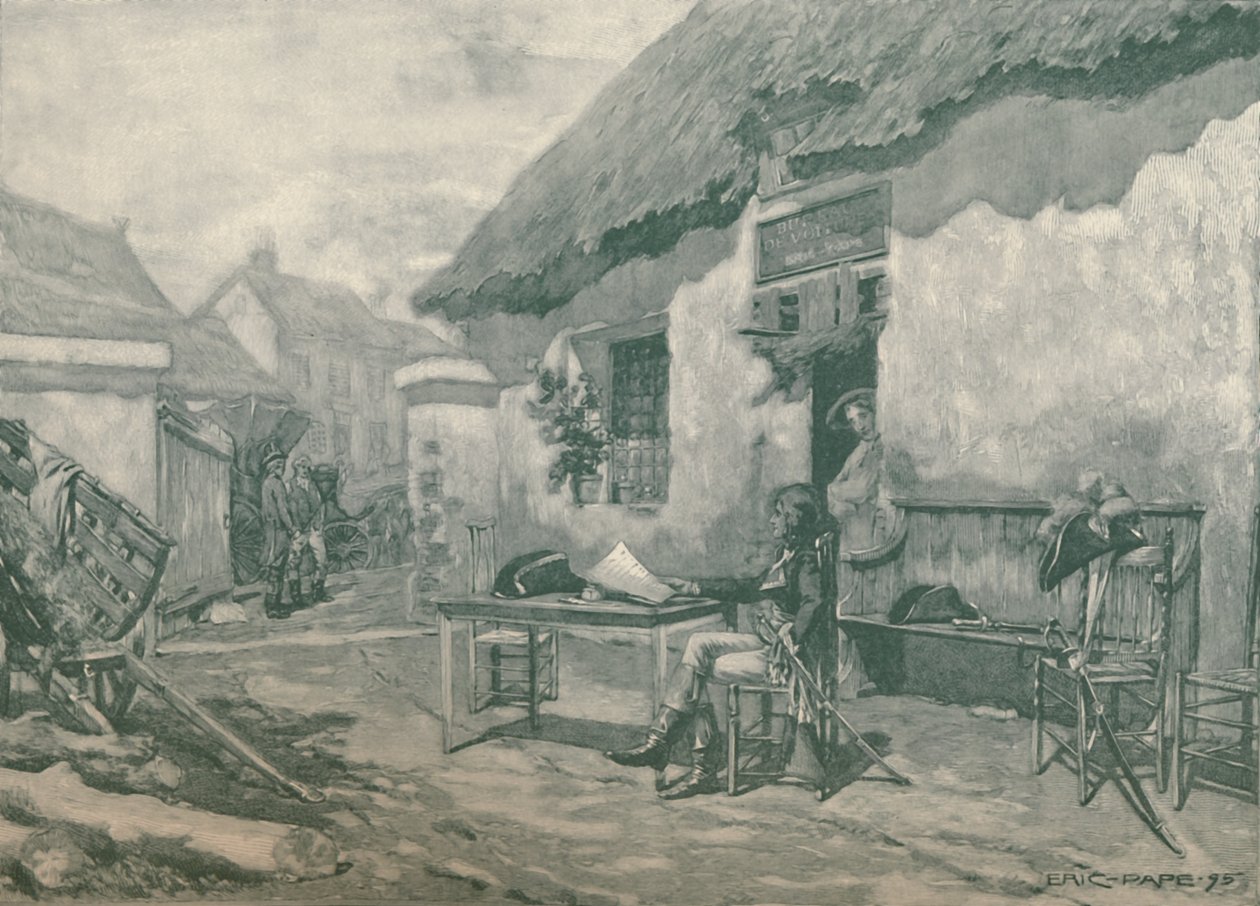 Bonaparte az úton Párizsból Nizzába, 1896 alkotó: Unbekannt