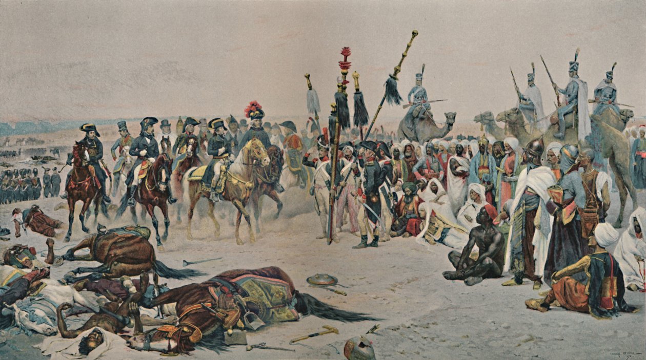 Bonaparte Egyiptomban, 1798-1801, 1896 alkotó: Unbekannt