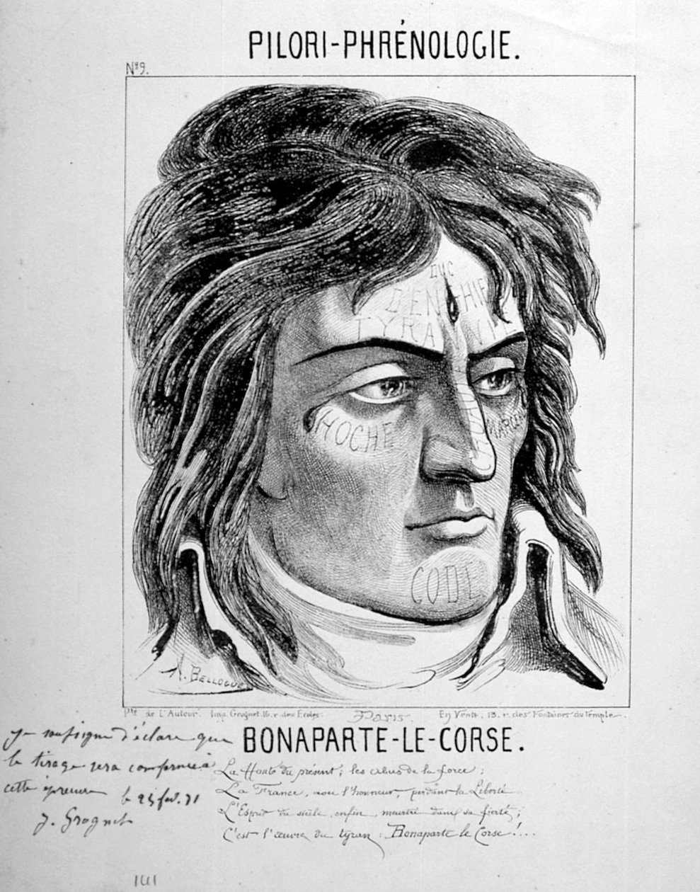 A korzikai Bonaparte, 1871 alkotó: Unbekannt