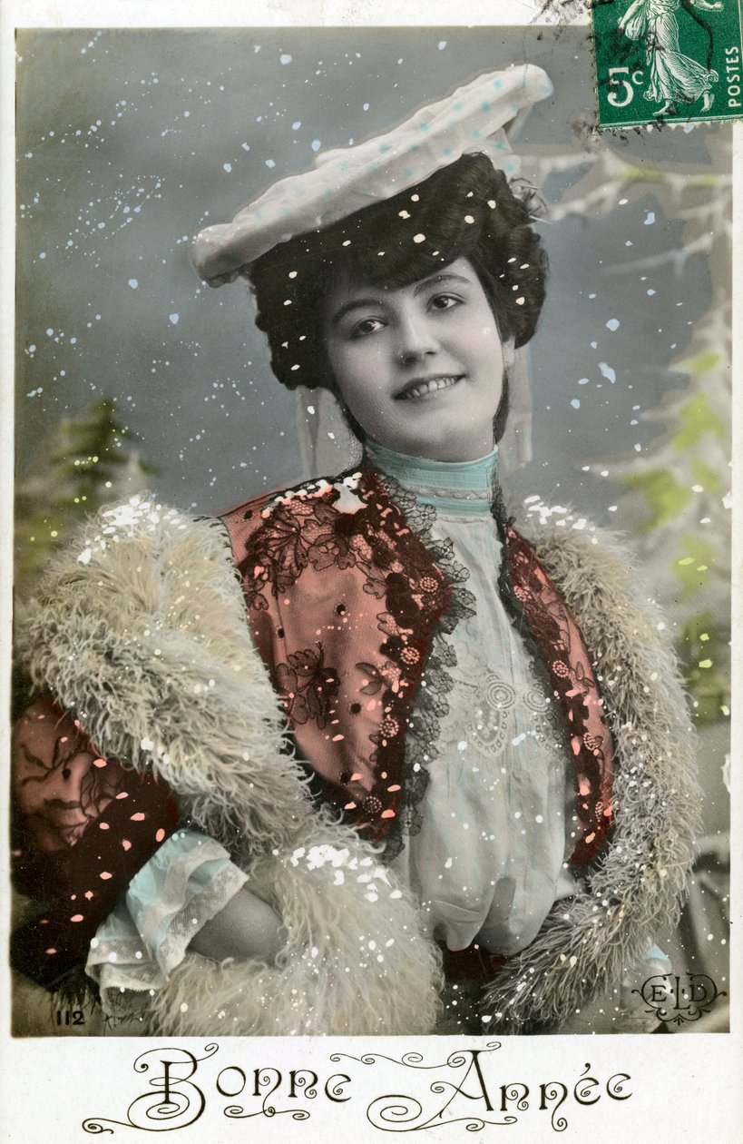 Bonne Annee Boldog Új Évet, 1900-as évek alkotó: Unbekannt