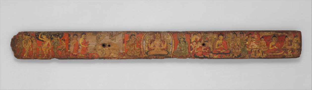 Könyvborító az Ashtasahasrika Prajnaparamita Sutra kéziratából, 10-11. század. alkotó: Unbekannt