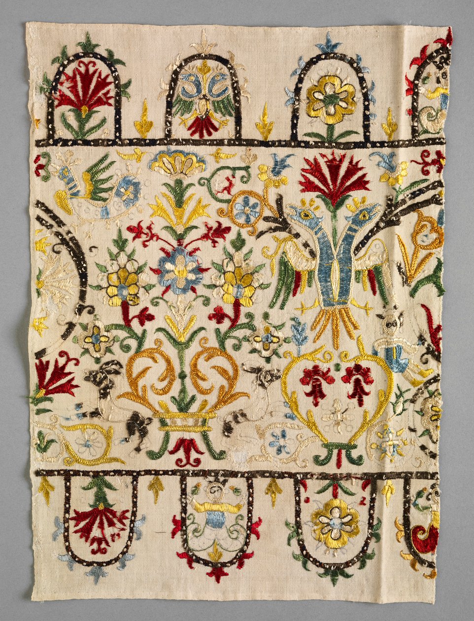 Szoknyaszegélycsík, 1600-1700-as évek. alkotó: Unbekannt
