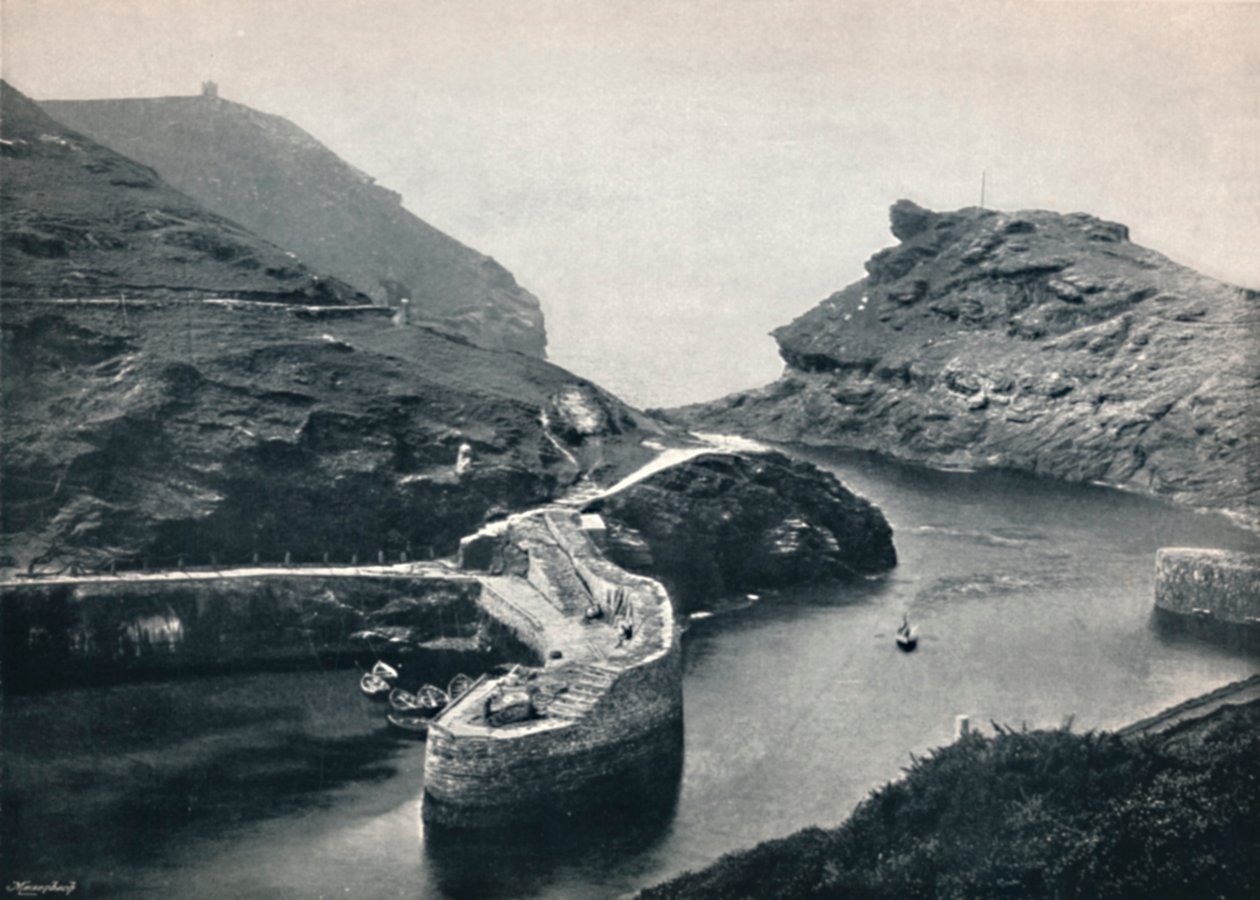 Boscastle – Kikötői kilátás, 1895 alkotó: Unbekannt