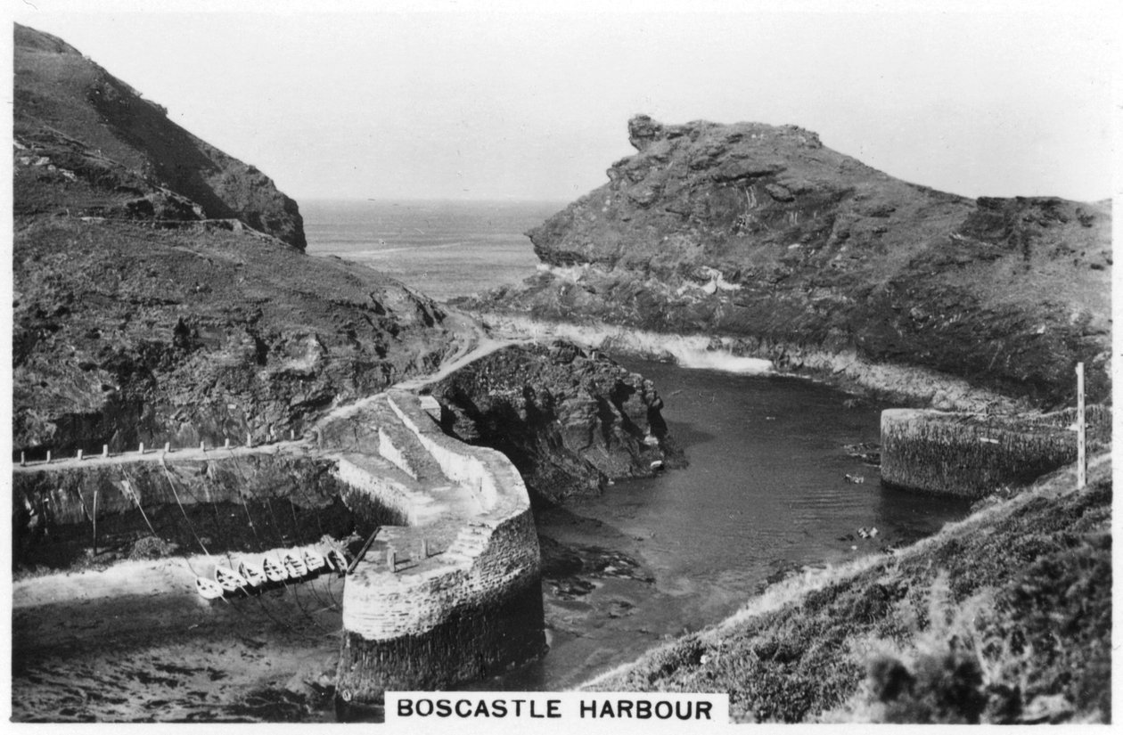 Boscastle Harbour, Cornwall, 1937 alkotó: Unbekannt