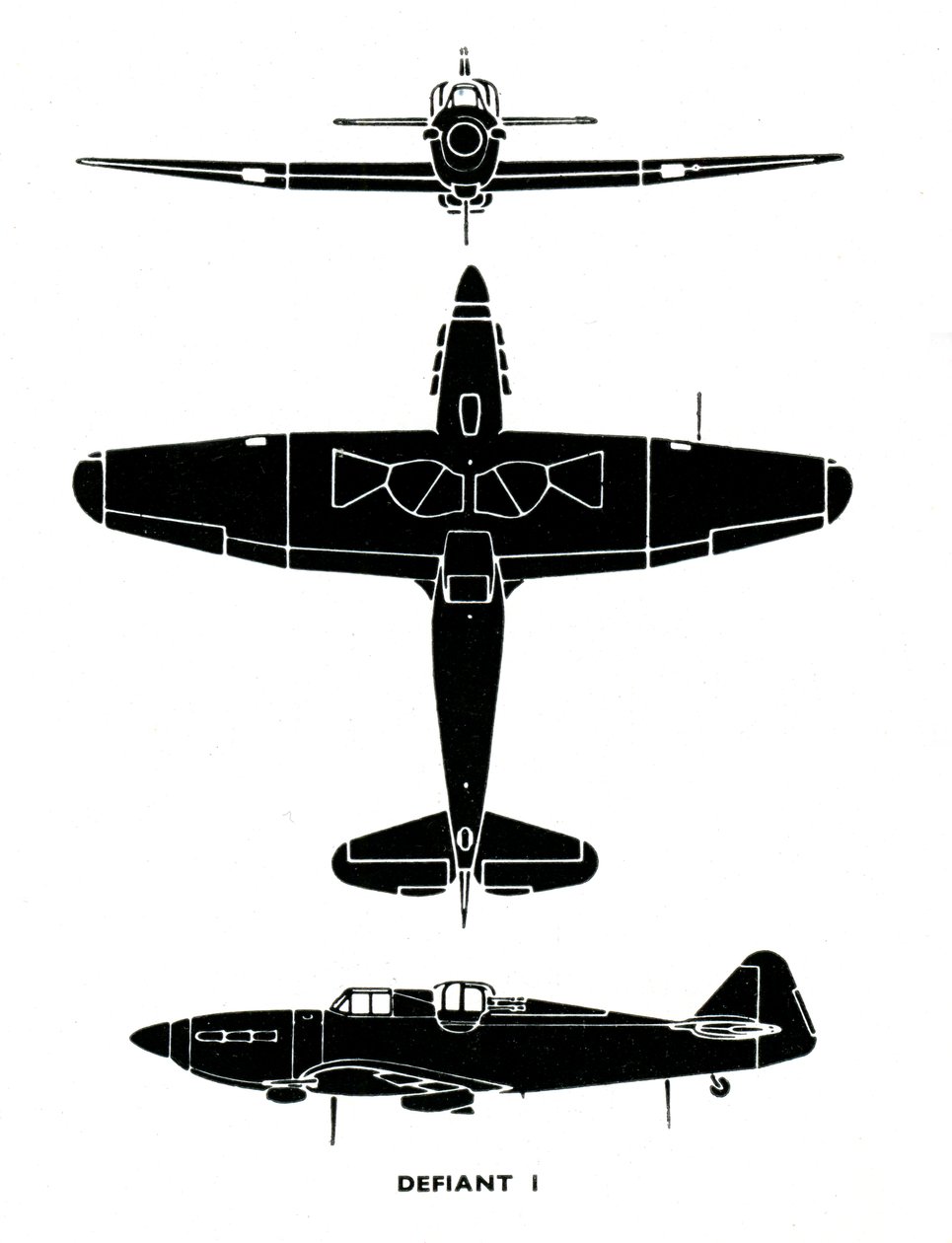 Boulton Paul Defiant I, 1941. alkotó: Unbekannt