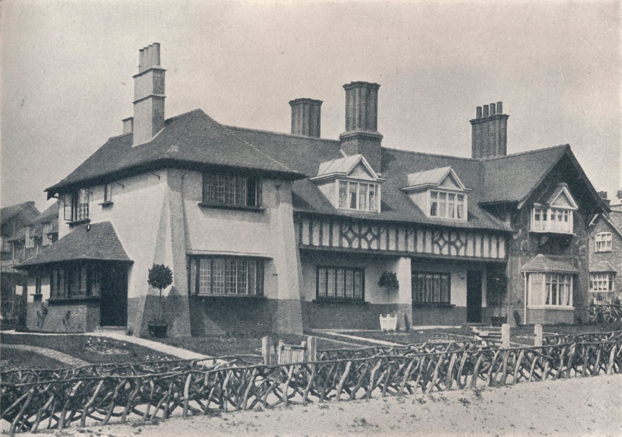 Bournville: nyaralók Holly Grove-ban, WA Harvey, c1900 1901-1902 alkotó: Unbekannt