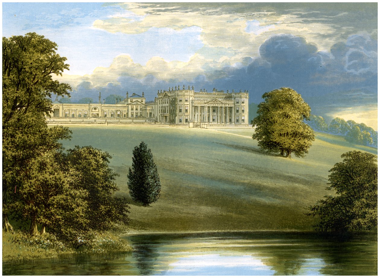 Bowood Park, Wiltshire, Lansdowne márquess otthona, 1880 alkotó: Unbekannt