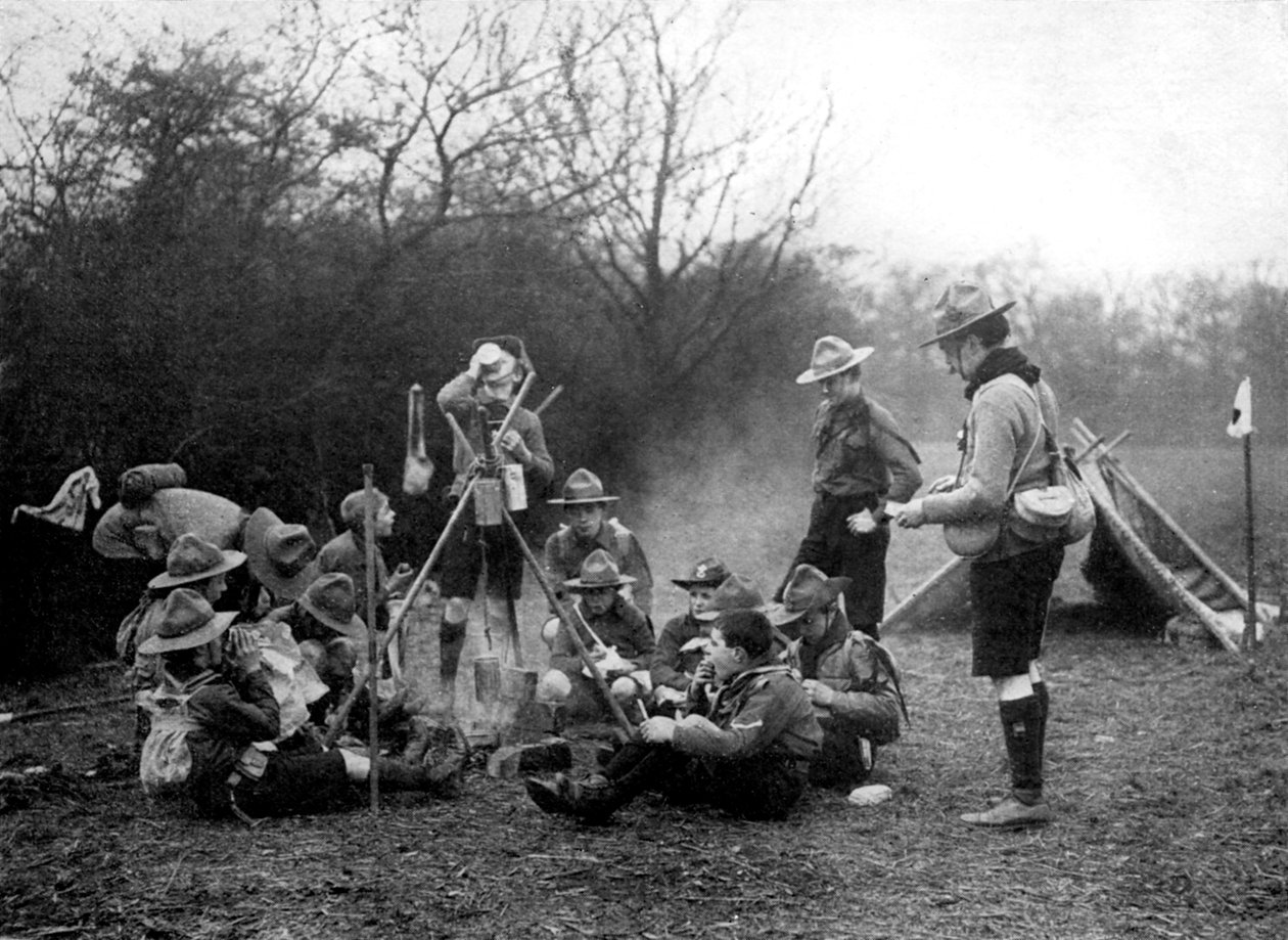 Cserkész táborozás, 1926. alkotó: Unbekannt