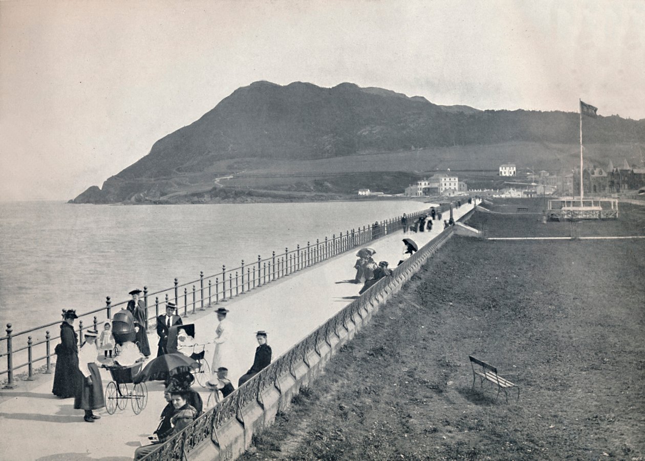 Bray – A sétány és Bray Head, 1895 alkotó: Unbekannt