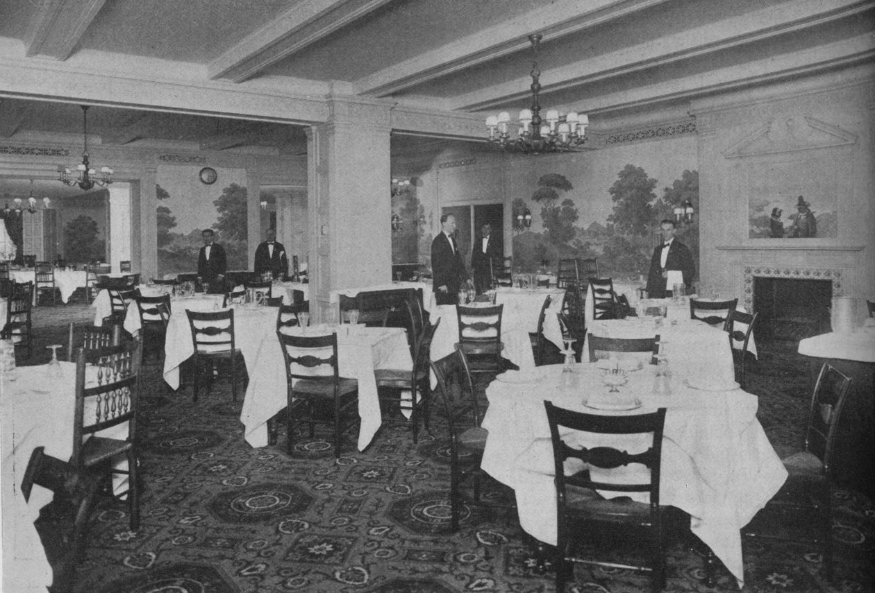 Reggelizőterem, Roosevelt Hotel, New York City, 1924 alkotó: Unbekannt