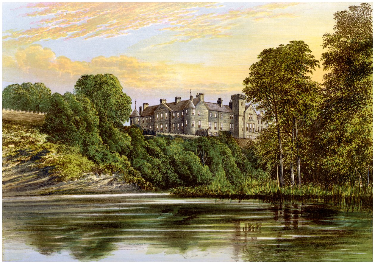 Brechin kastély, Brechin, Angus, Skócia, Dalhousie gróf otthona, 1880 alkotó: Unbekannt