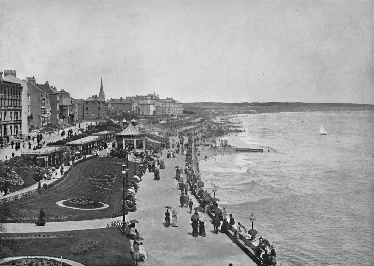 Bridlington – Lenézve a hercegek felvonulására, 1895 alkotó: Unbekannt