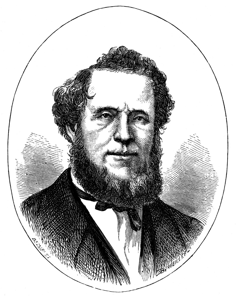 Brigham Young, amerikai mormon vezető, 1870 alkotó: Unbekannt