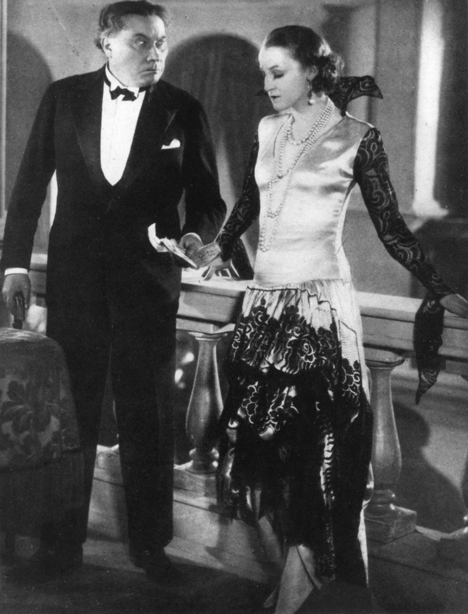 Brigitte Helm és Paul Wegener az Alraune-ban alkotó: Unbekannt