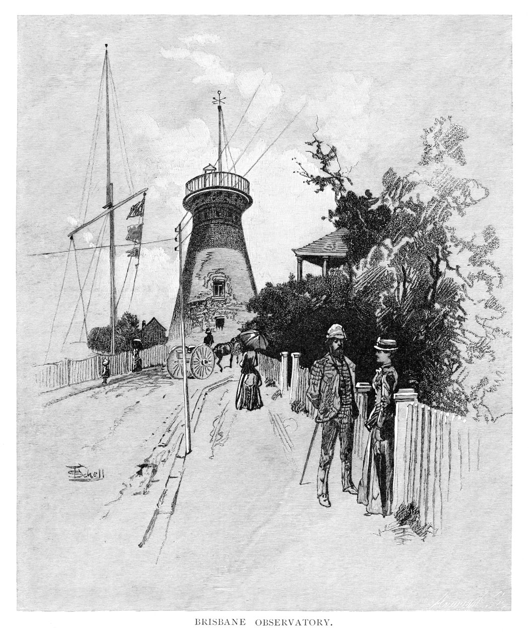 Brisbane Obszervatórium, 1886 alkotó: Unbekannt