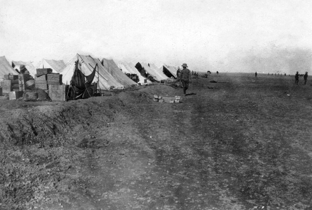 Brit 15 RWR tábor, Bagdad közelében, 1918 alkotó: Unbekannt