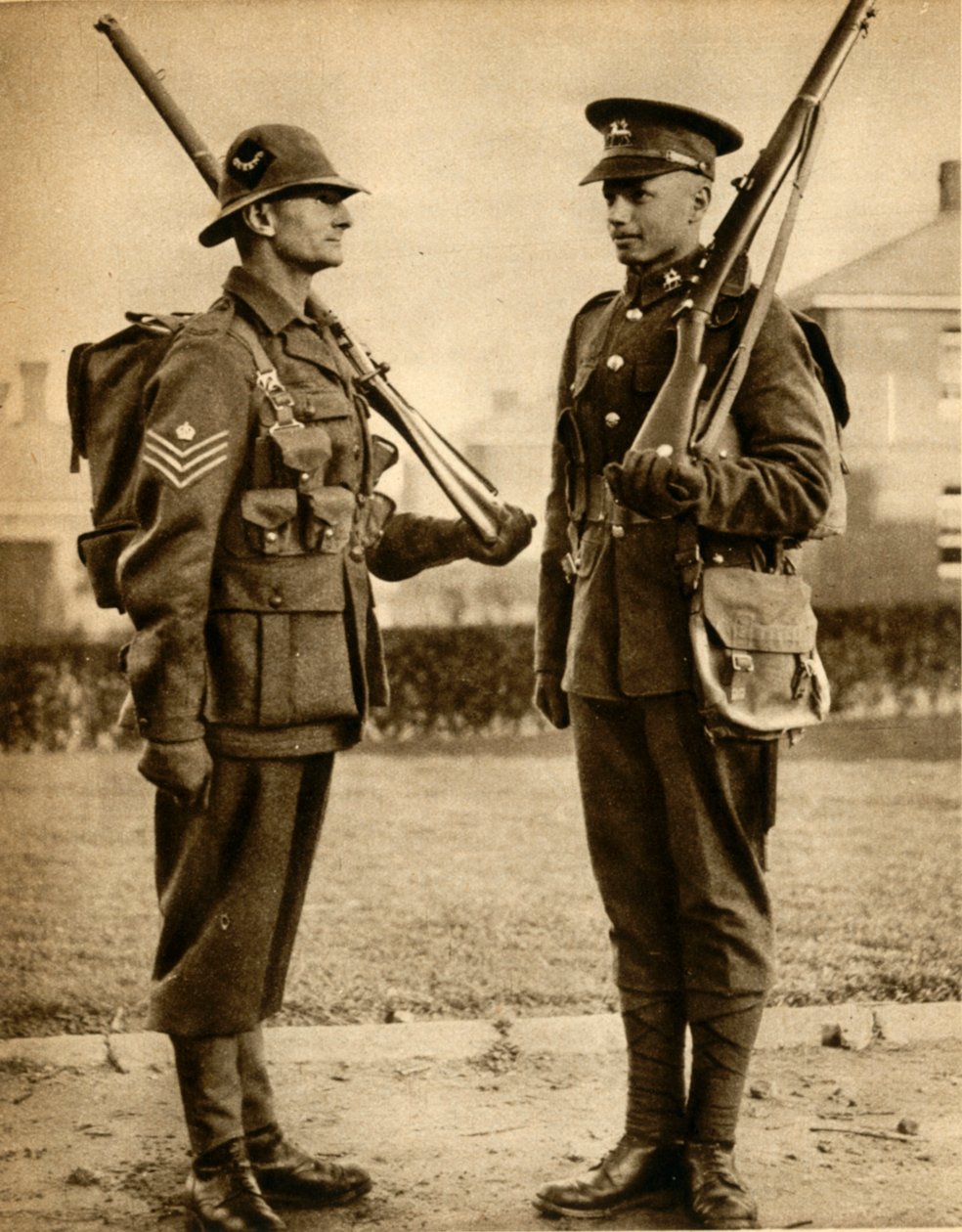 A brit hadsereg egyenruhái, 1933. alkotó: Unbekannt