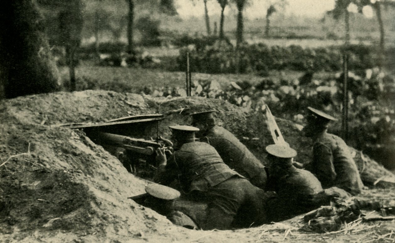 Brit haditengerészeti hadosztály Antwerpenben, Belgiumban, első világháború, 1914, 1920 körül. alkotó: Unbekannt