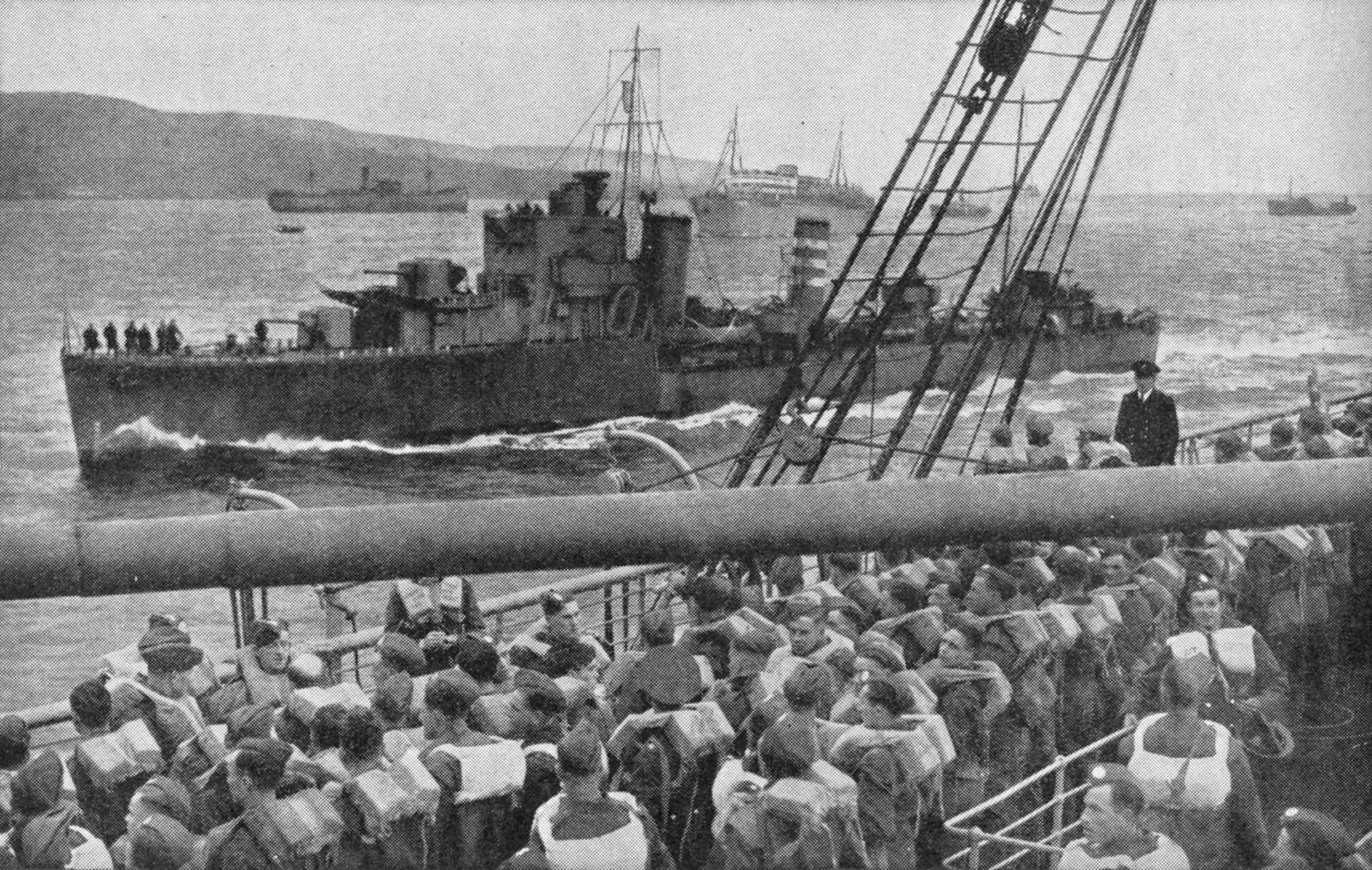 Brit csapatok partra szállnak Norvégiában, 1940, 1940 alkotó: Unbekannt