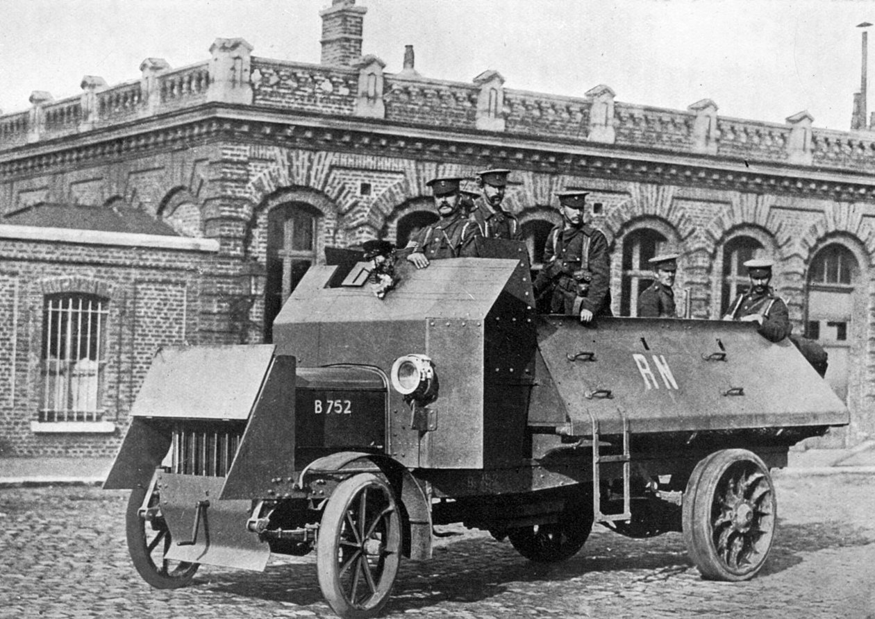 Brit páncélozott jármű, első világháború, 1914-1918, c1920 alkotó: Unbekannt