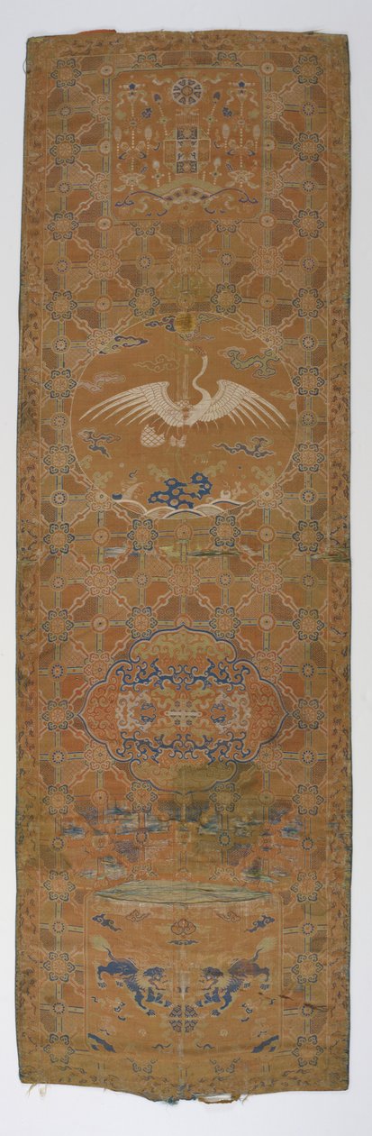 Brokát panel, Qing-dinasztia, 18. század. alkotó: Unbekannt