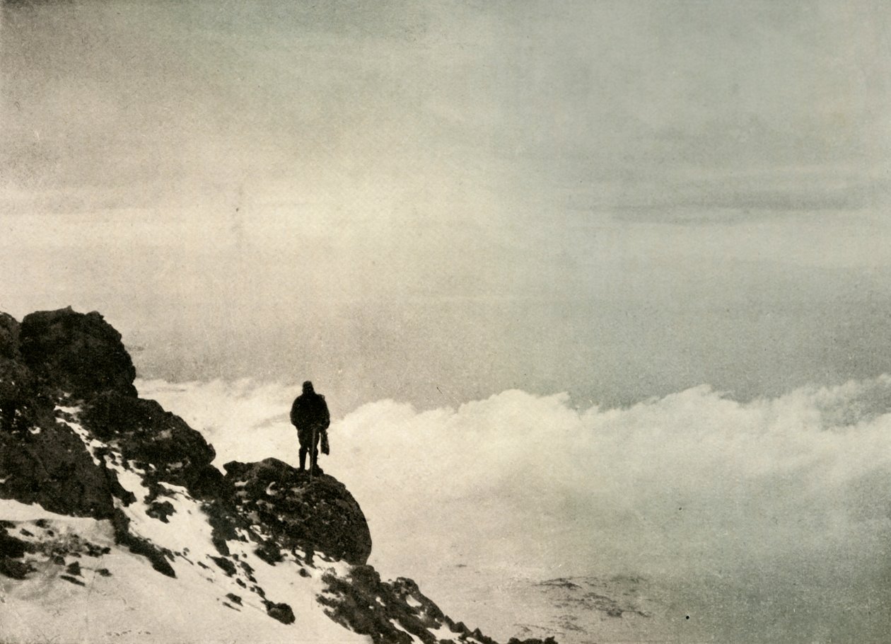 Brocklehurst lenézett az Erebus-hegyről, 1908, 1909 alkotó: Unbekannt
