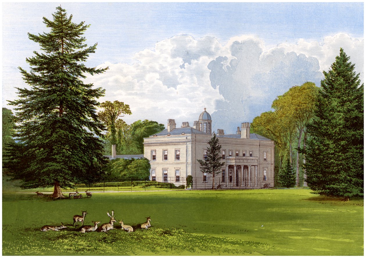 Brockley Hall, Somerset, a Smyth-Pigott család otthona, 1880 alkotó: Unbekannt