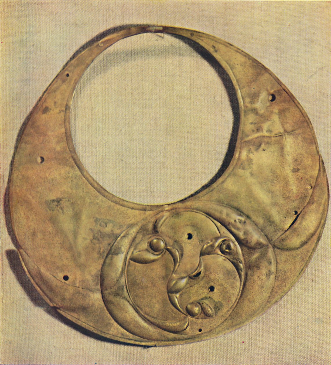 Bronz félhold, Llyn Cerrig, Anglesea, 1946 alkotó: Unbekannt