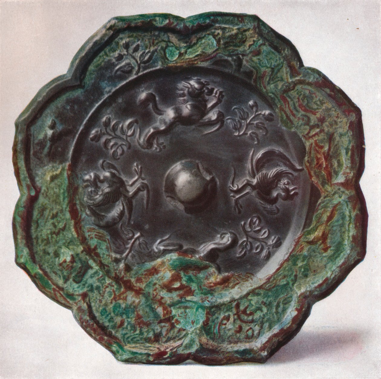 Bronztükör: TAng-dinasztia, 618-907 alkotó: Unbekannt