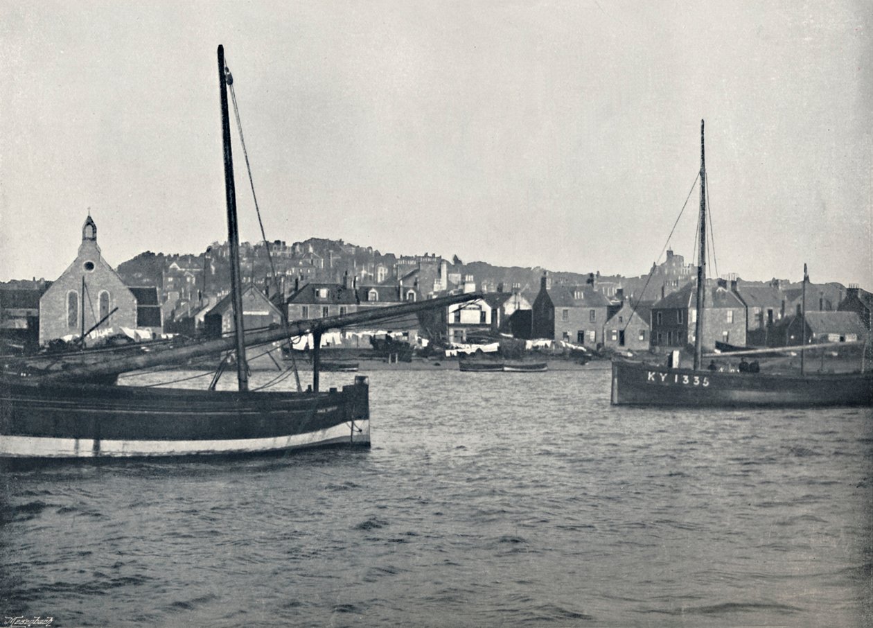 Broughty Ferry – Kilátás a folyóról, 1895 alkotó: Unbekannt