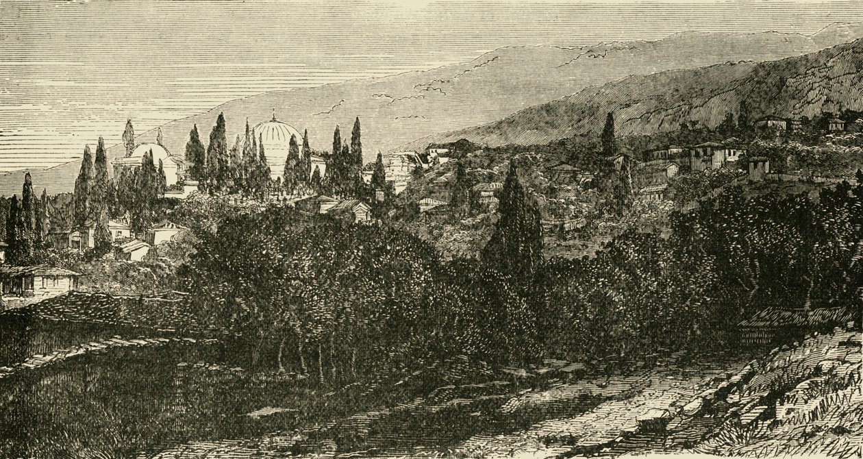 Broussa, Törökország ősi fővárosa, 1890. alkotó: Unbekannt