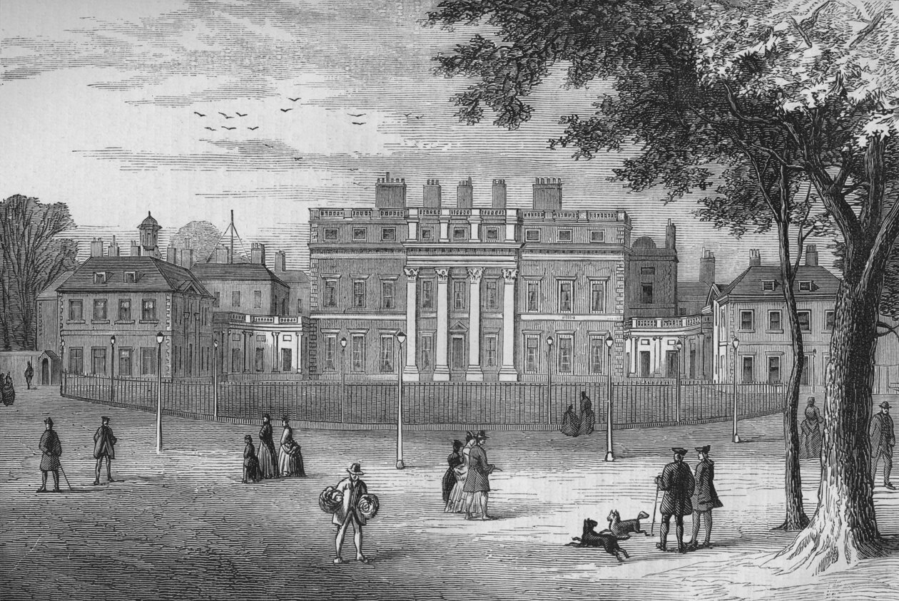 Buckingham House, Westminster, London, 1775, c1875 1878 alkotó: Unbekannt