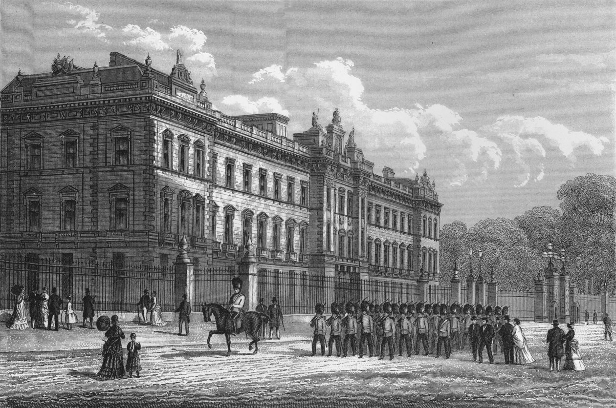 Buckingham-palota, London, 1850 1878 alkotó: Unbekannt