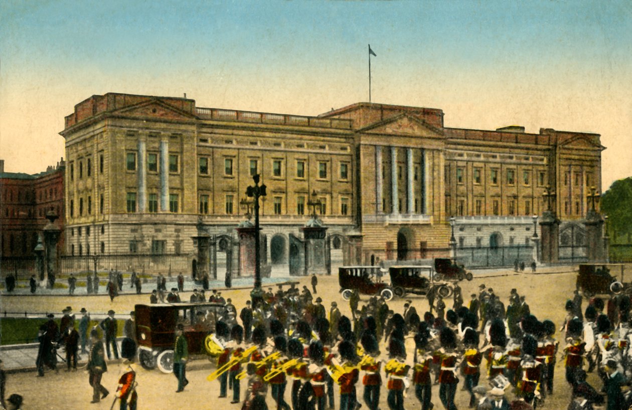 Buckingham-palota, London, 1915. alkotó: Unbekannt