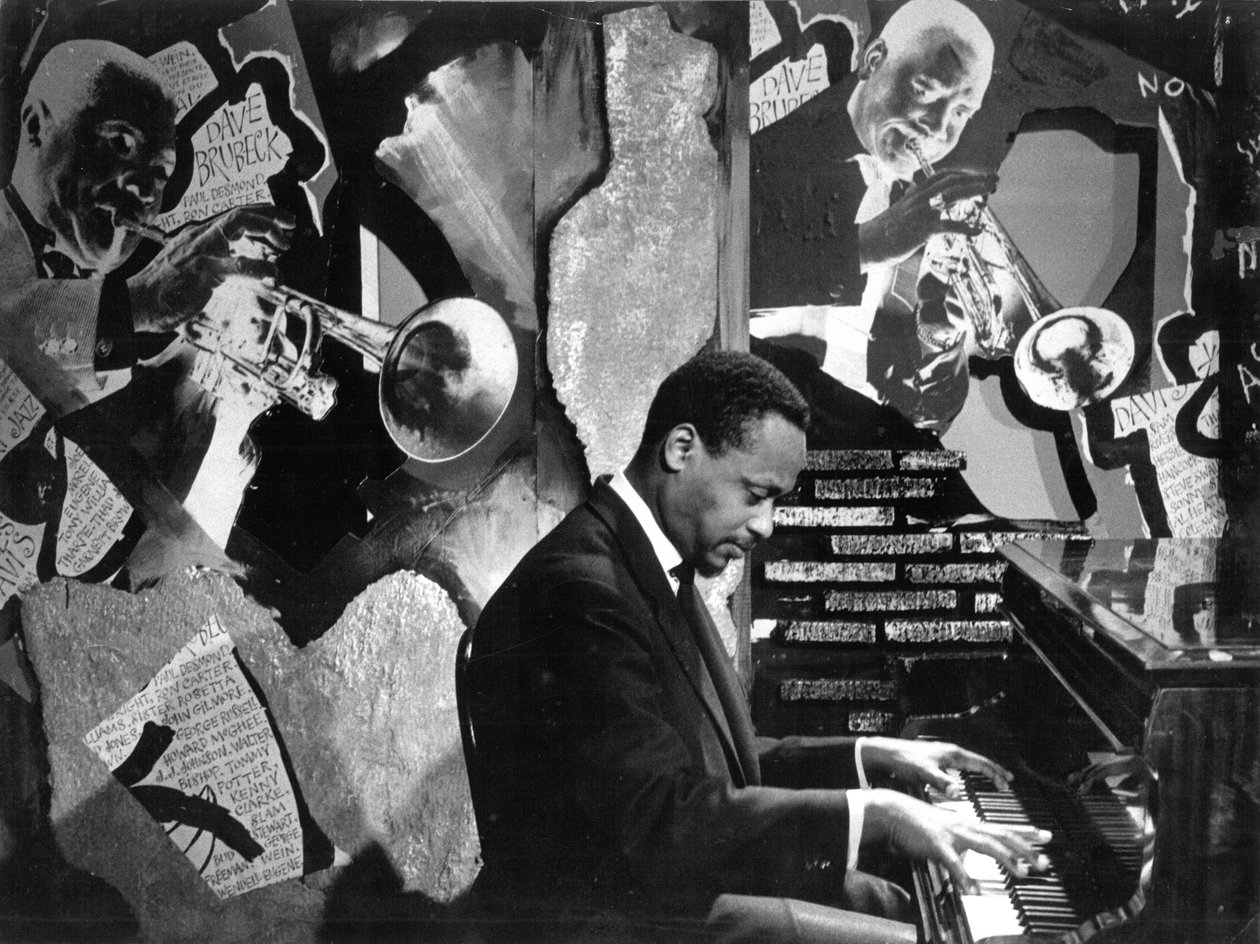 Bud Powell a „Three Bedrooms in Manhattan” című filmben, 1965 (f/w fotó) alkotó: Unbekannt