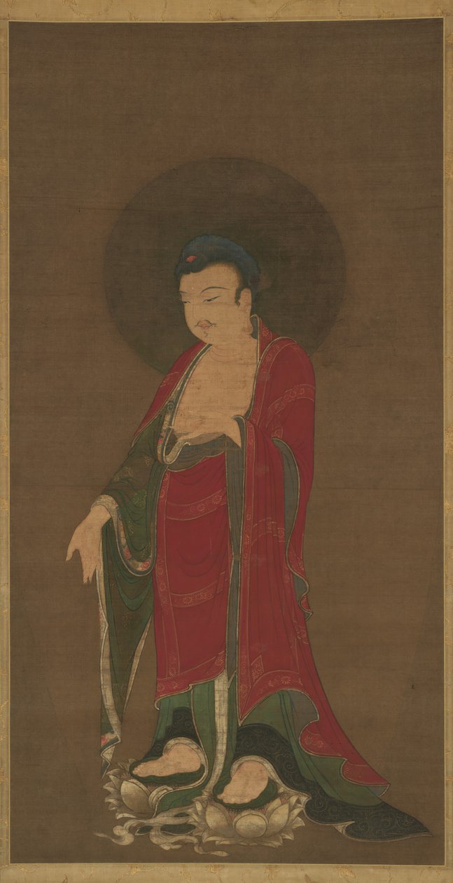 Buddha Amitabha Tiszta Földjéről leszármazva, 13. század vége. alkotó: Unbekannt