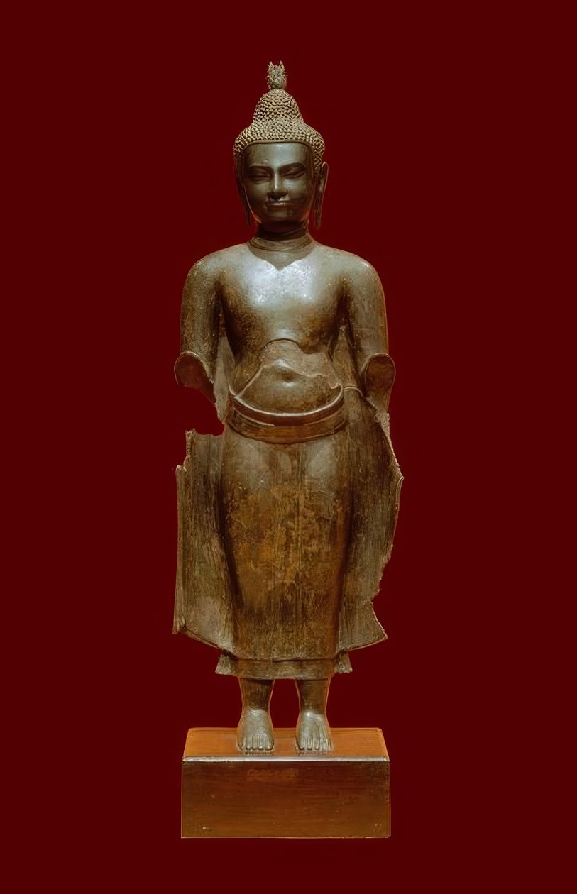 Buddha khmer művészet, Kambodzsa, 14. évf. alkotó: Unbekannt