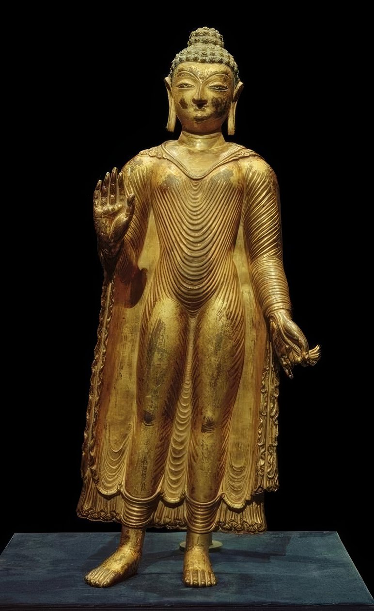 Buddha Sakyamuni / szobor, 7. / 8. század Század alkotó: Unbekannt