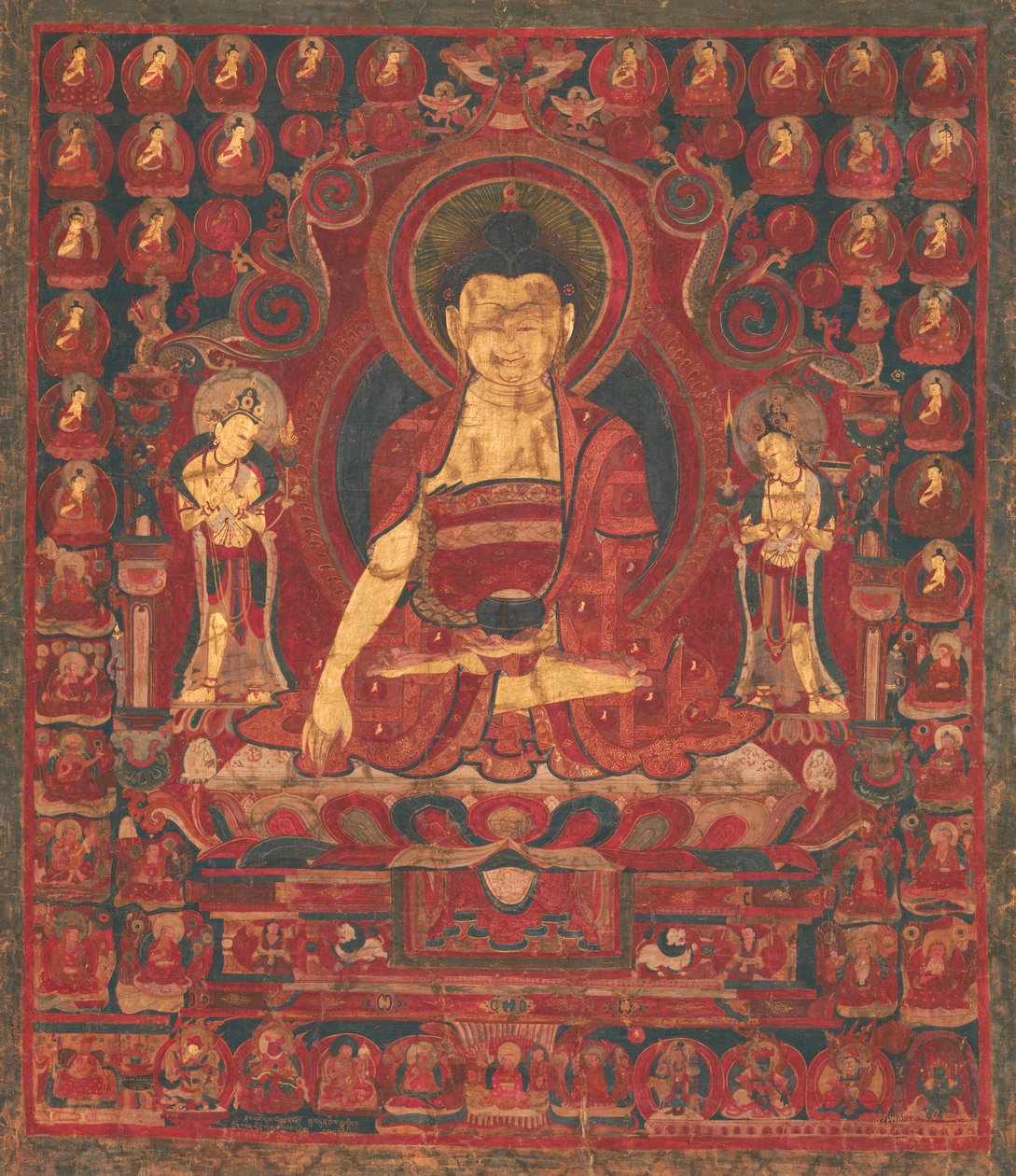 Buddha Shakyamuni, mint a Munis ura, 17. század közepe. alkotó: Unbekannt