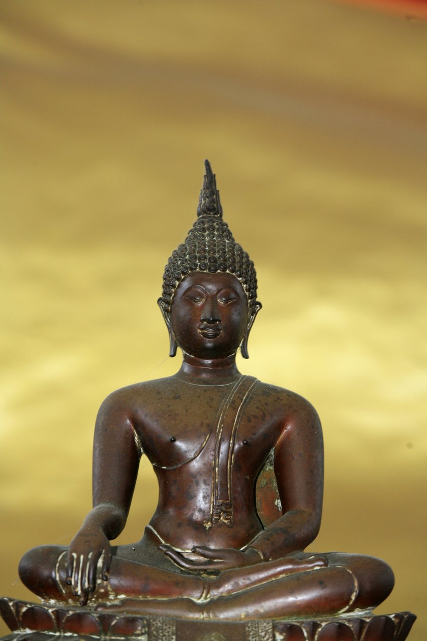 Buddha. Wat Chayamangkalaram templom. Penang Penang Malajzia alkotó: Unbekannt