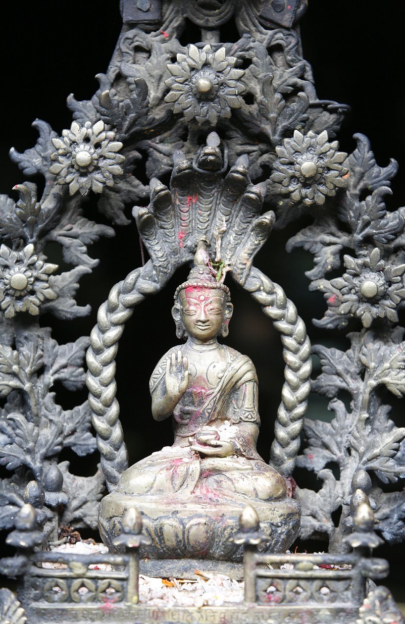 Buddha az Arany templomban, Patan, Nepál alkotó: Unbekannt