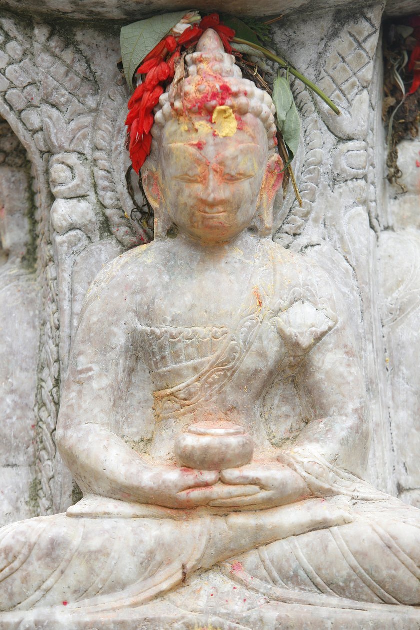 A meditáció Buddha, Kirtipur, Nepál alkotó: Unbekannt