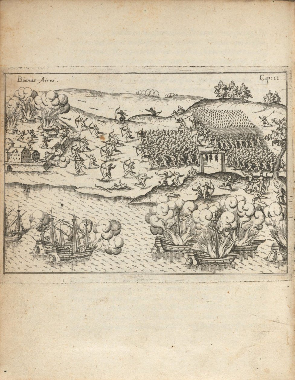 Buenos Aires: Ulrich Schmidel: Vera historia..., 1599 alkotó: Unbekannt