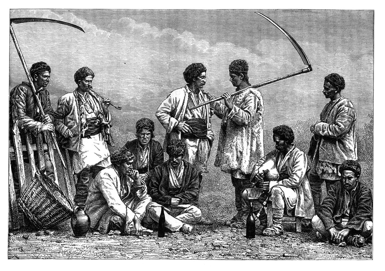 Bolgár parasztok, 1890 alkotó: Unbekannt