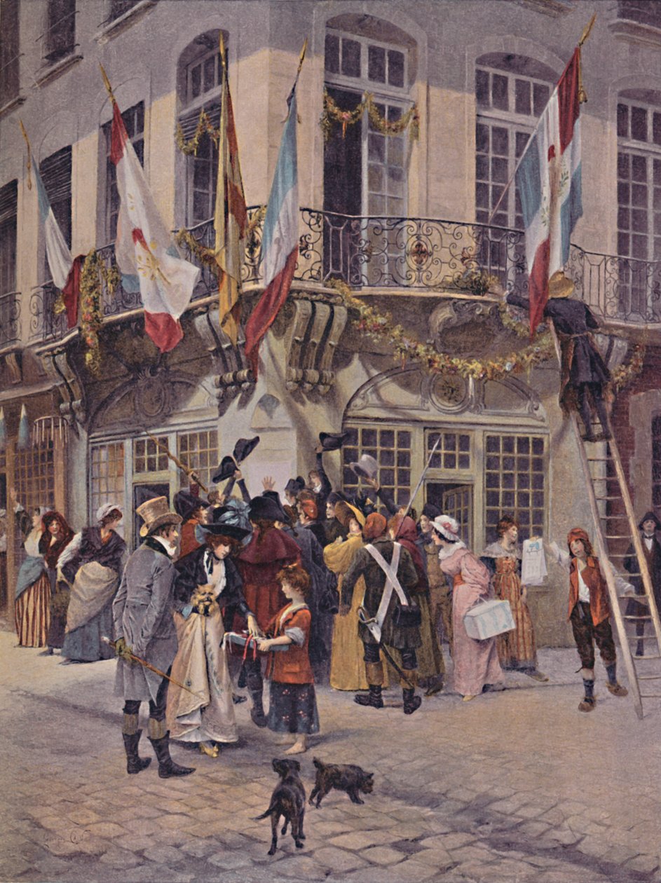Az olasz hadseregek győzelmi értesítője, 1797, 1896 alkotó: Unbekannt
