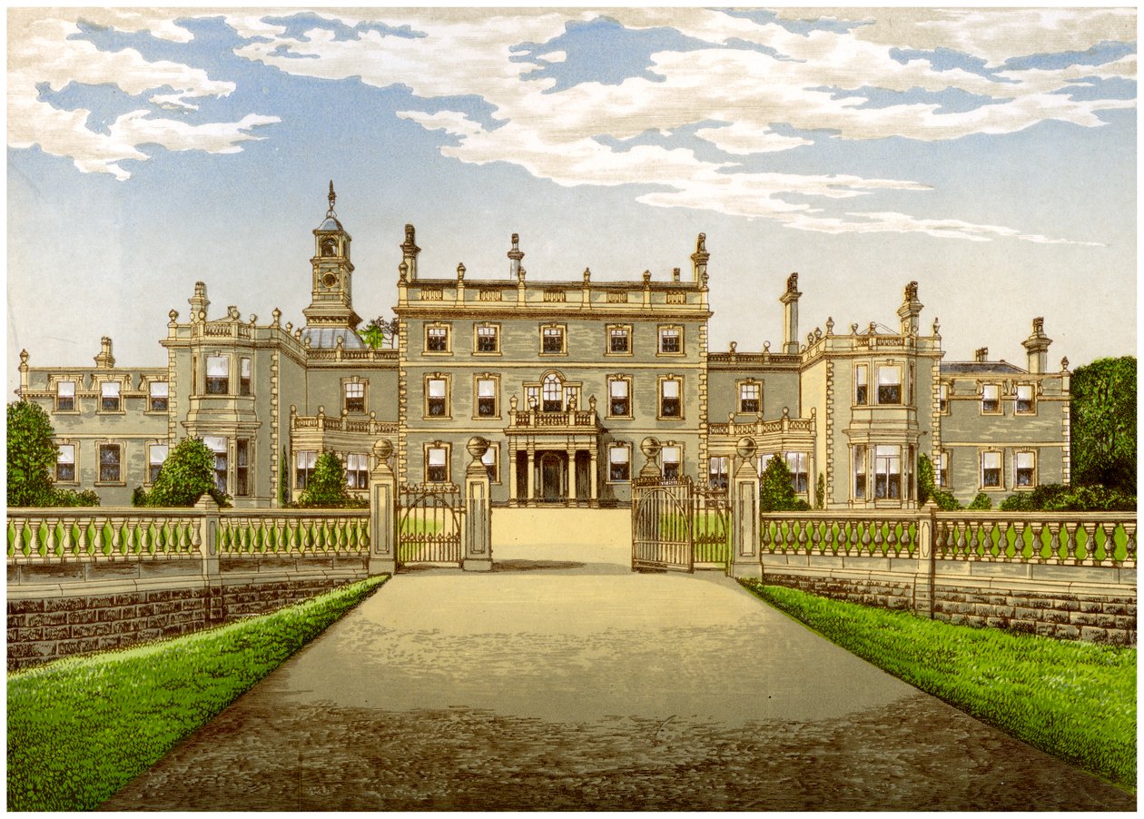 Bulwell Hall, Nottinghamshire, a Cooper család otthona, 1880 alkotó: Unbekannt