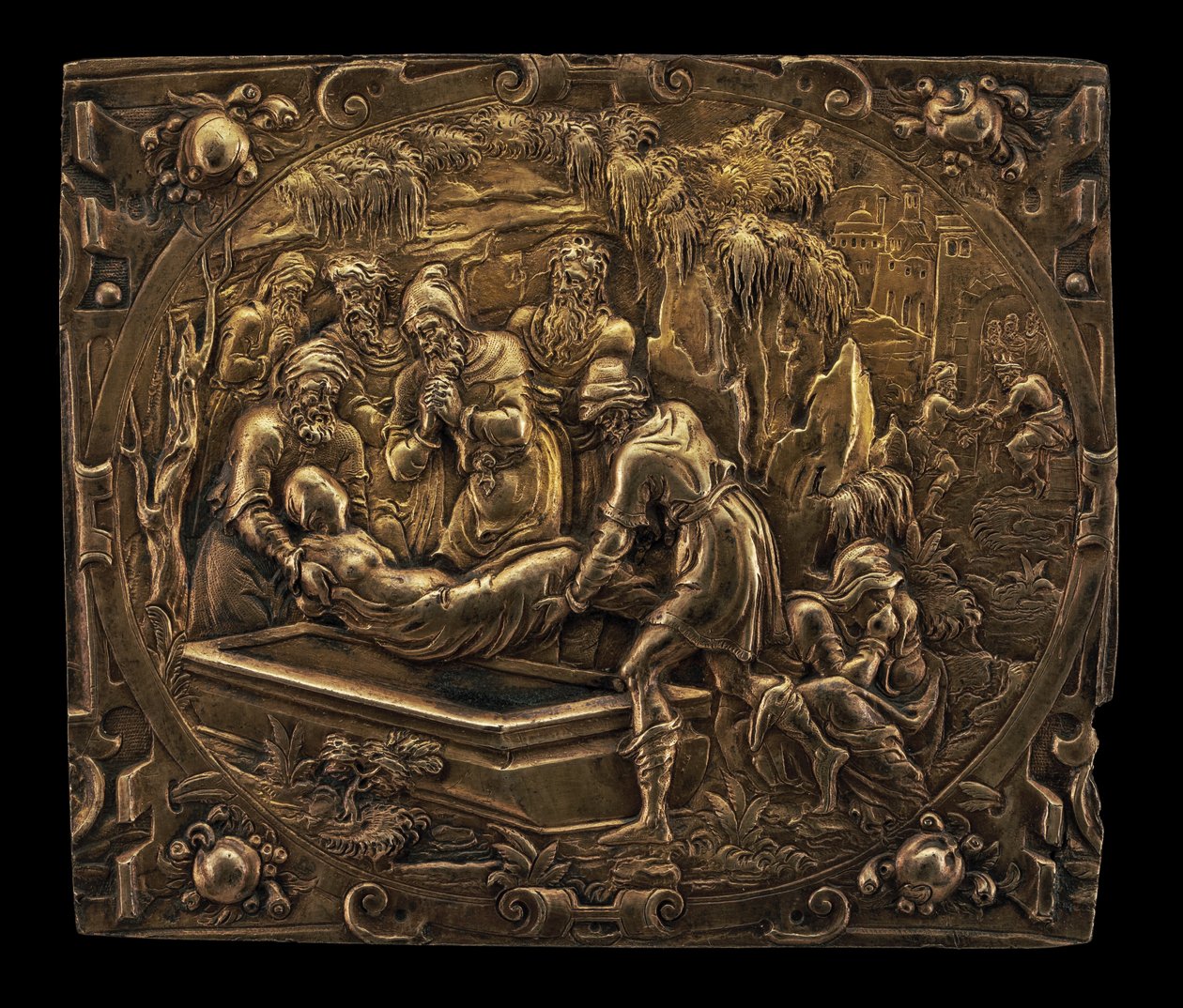 Egy szent temetése, c. 1600. alkotó: Unbekannt