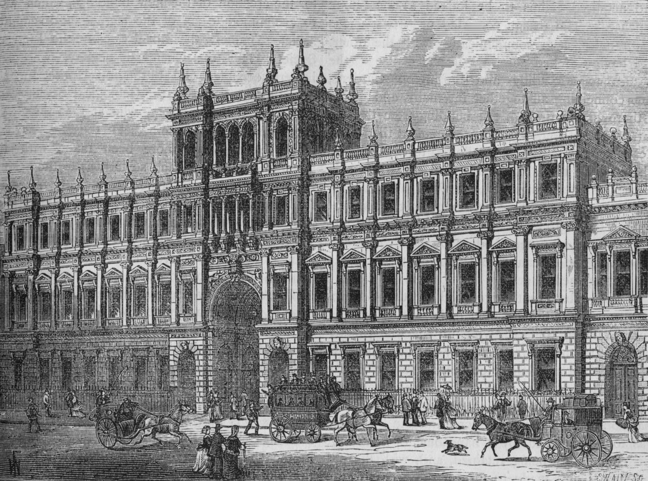 Burlington House, Westminster, London, 1875-1878 alkotó: Unbekannt