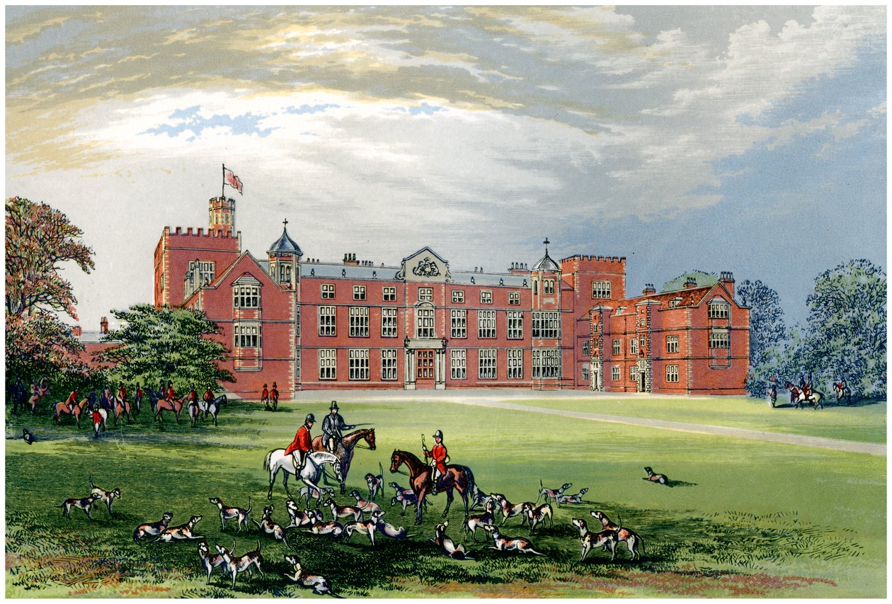 Burton Constable, Yorkshire, Baronet Constable otthona, 1880 alkotó: Unbekannt