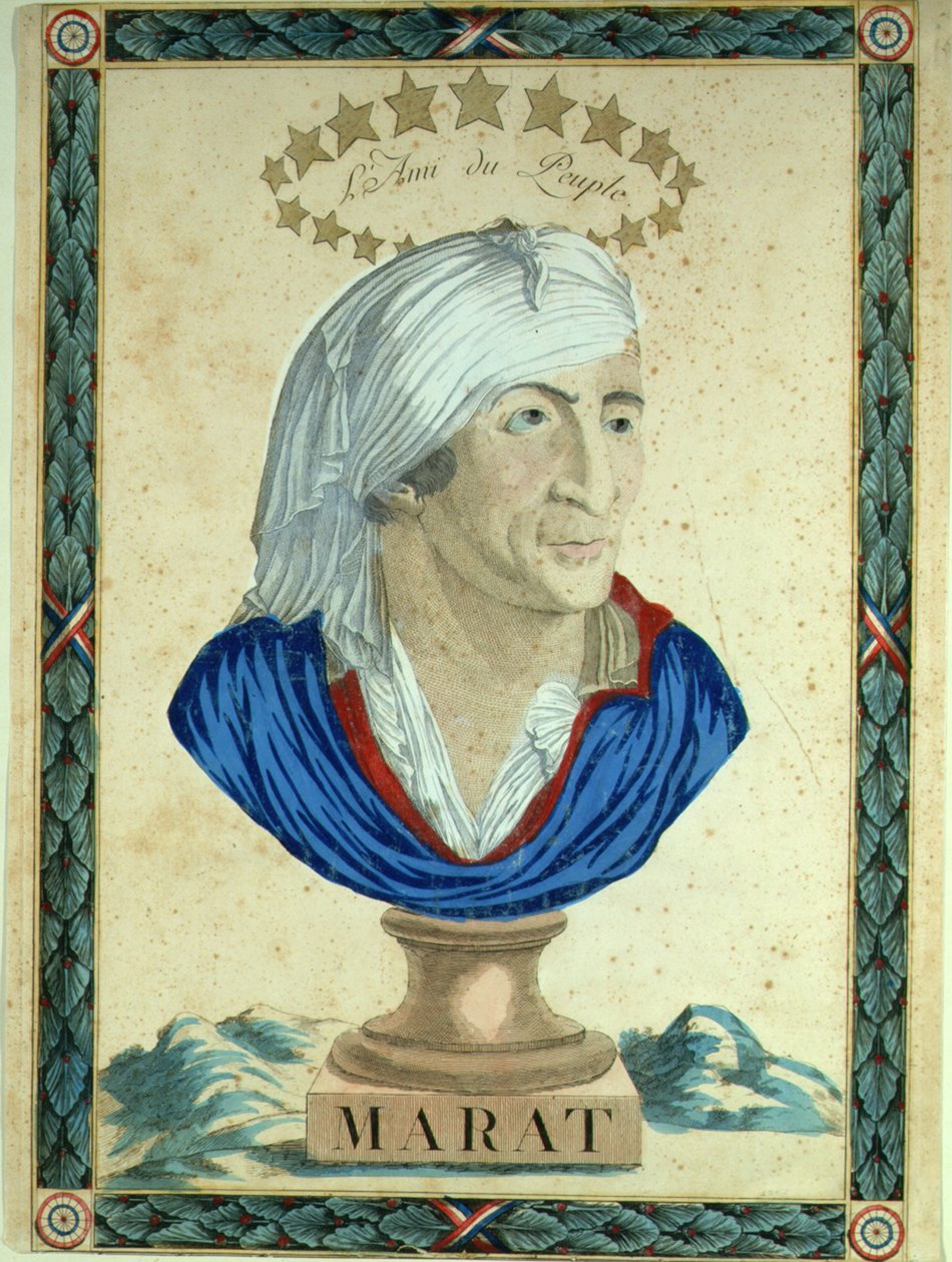 Marat mellszobra, 1793-1794. alkotó: Unbekannt